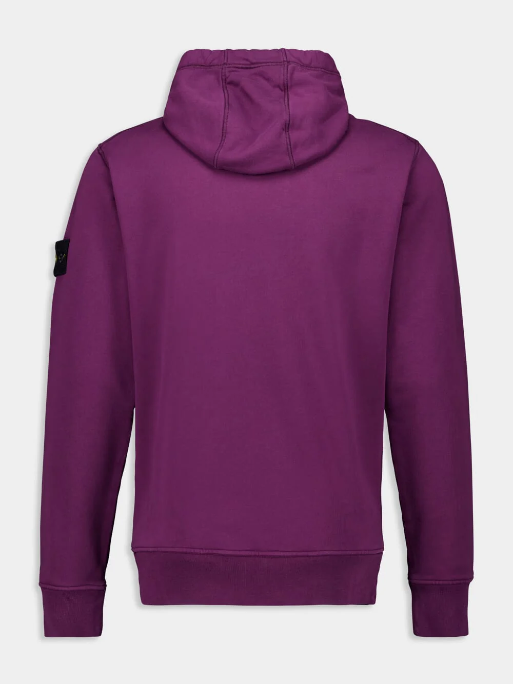 Burgundy Hooded Sweatshirt with Pouch Pocket - Image 3