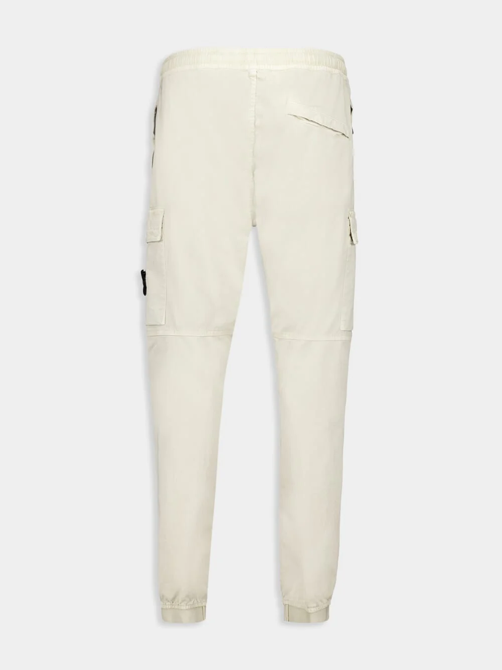 Cream Regular Tapered Fit Cargo Pants - Image 2