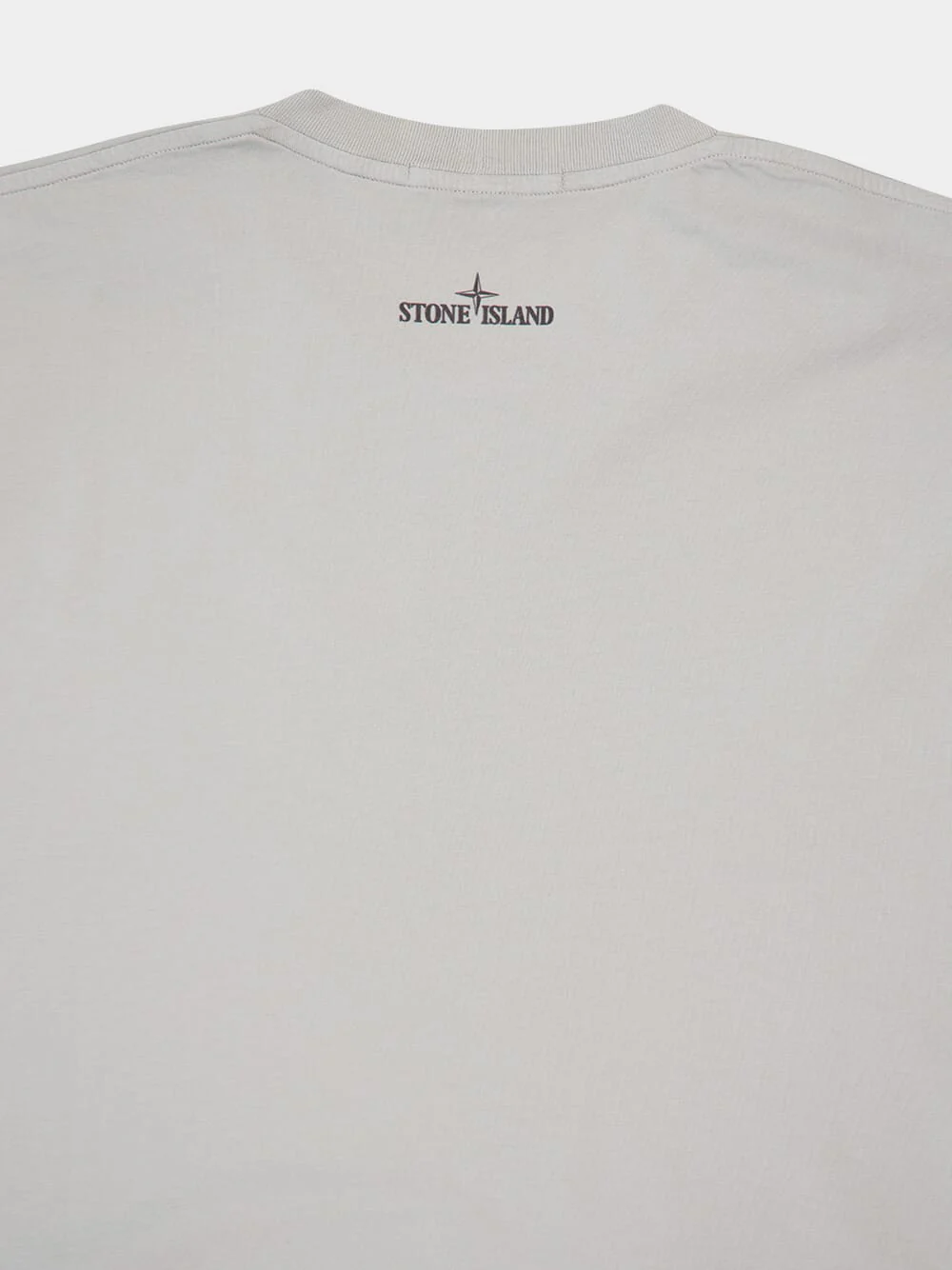 Grey T-Shirt with Gradient Compass Print - Image 4