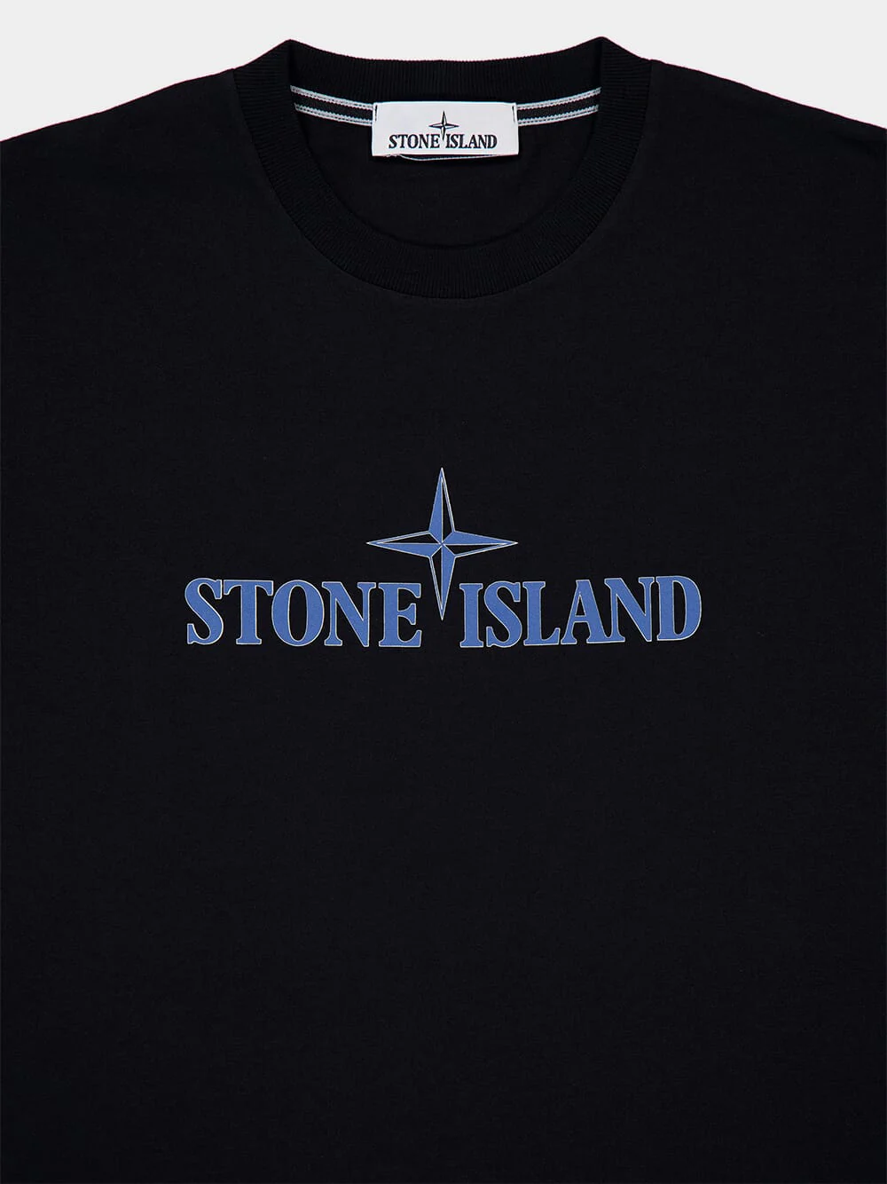 Institutional Three Print Black T-shirt - Image 3