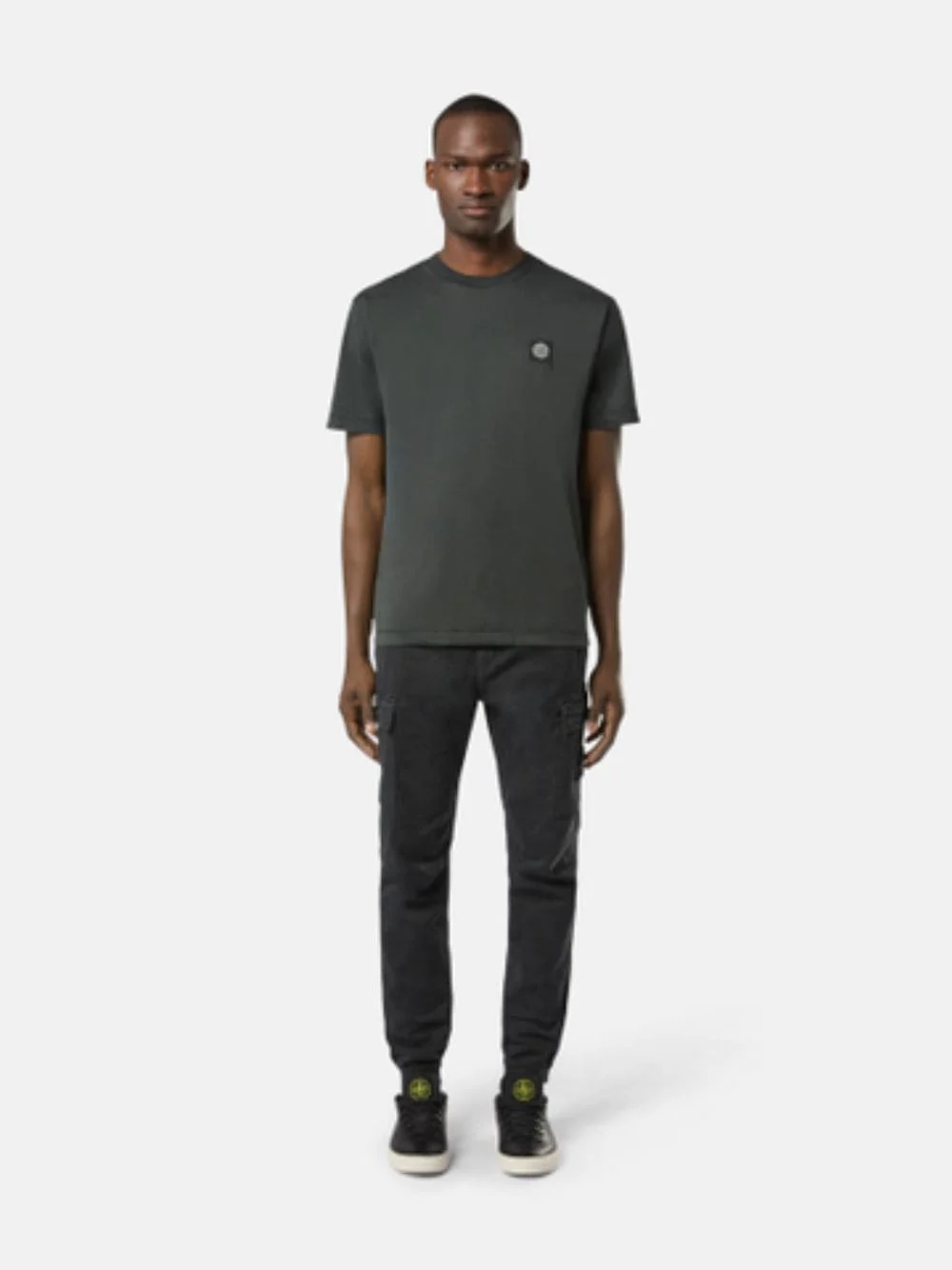 Lead Grey Slim Fit Short Sleeve T-Shirt - Image 2
