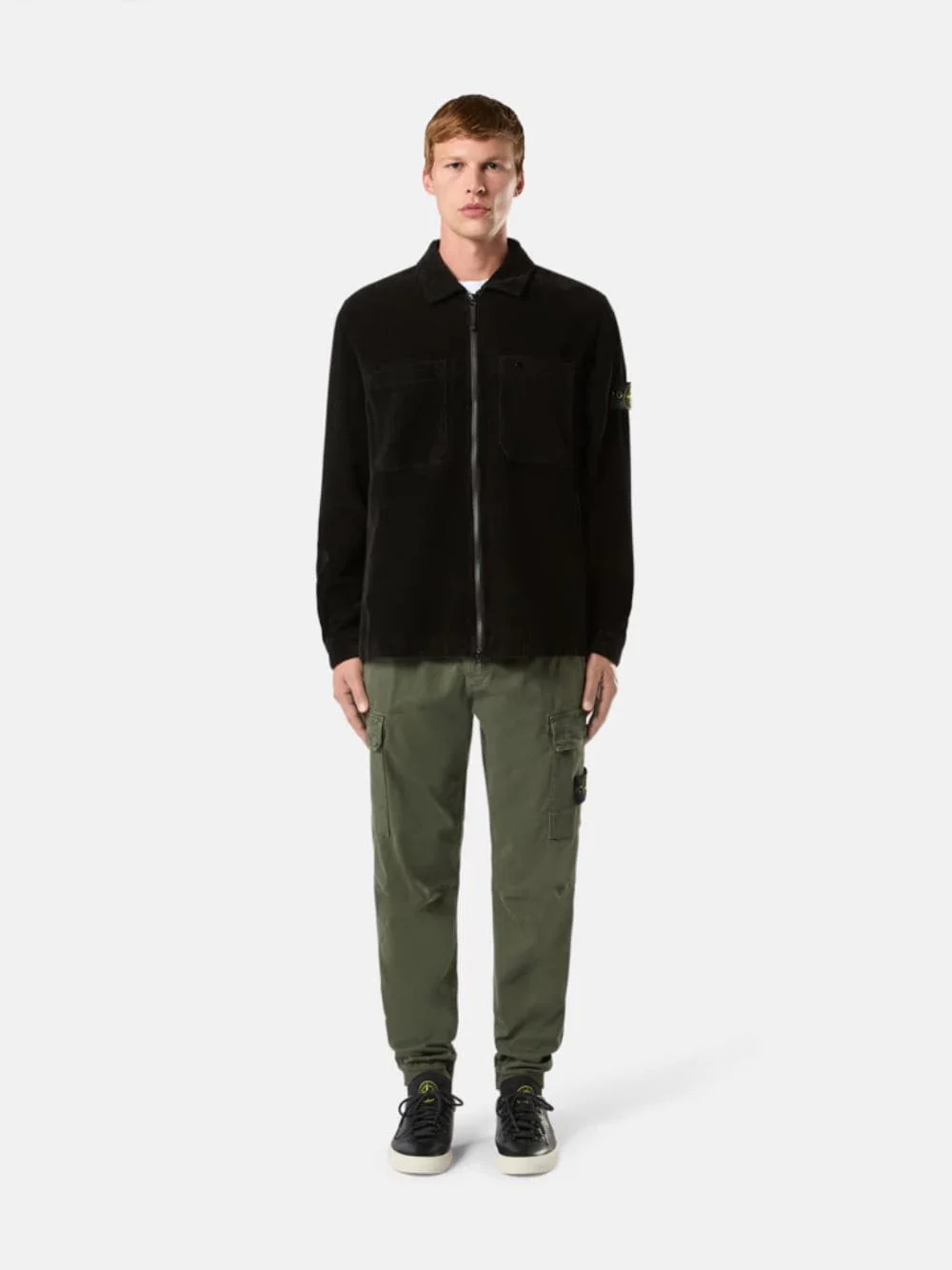 Musk Green Regular Tapered Fit Cargo Pants - Image 2
