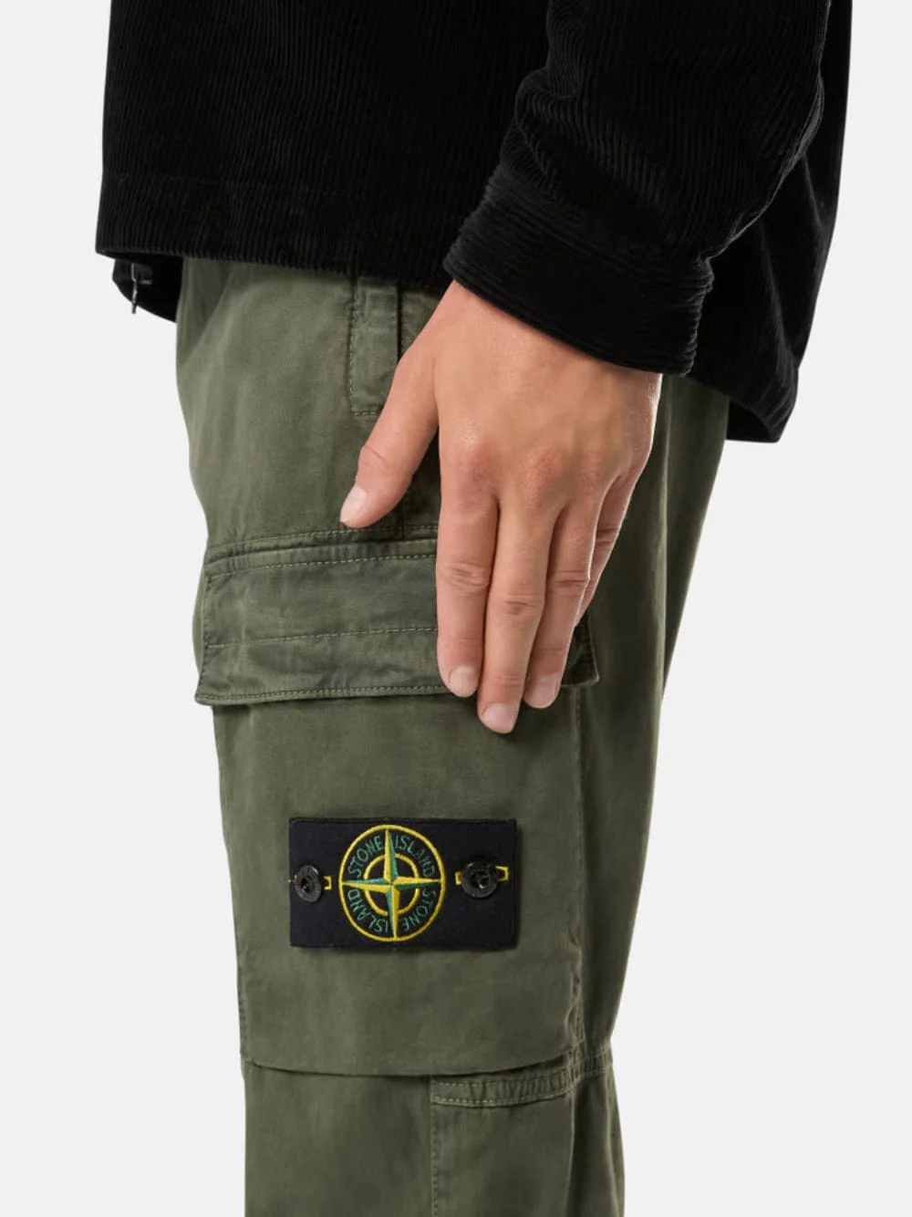 Musk Green Regular Tapered Fit Cargo Pants - Image 5