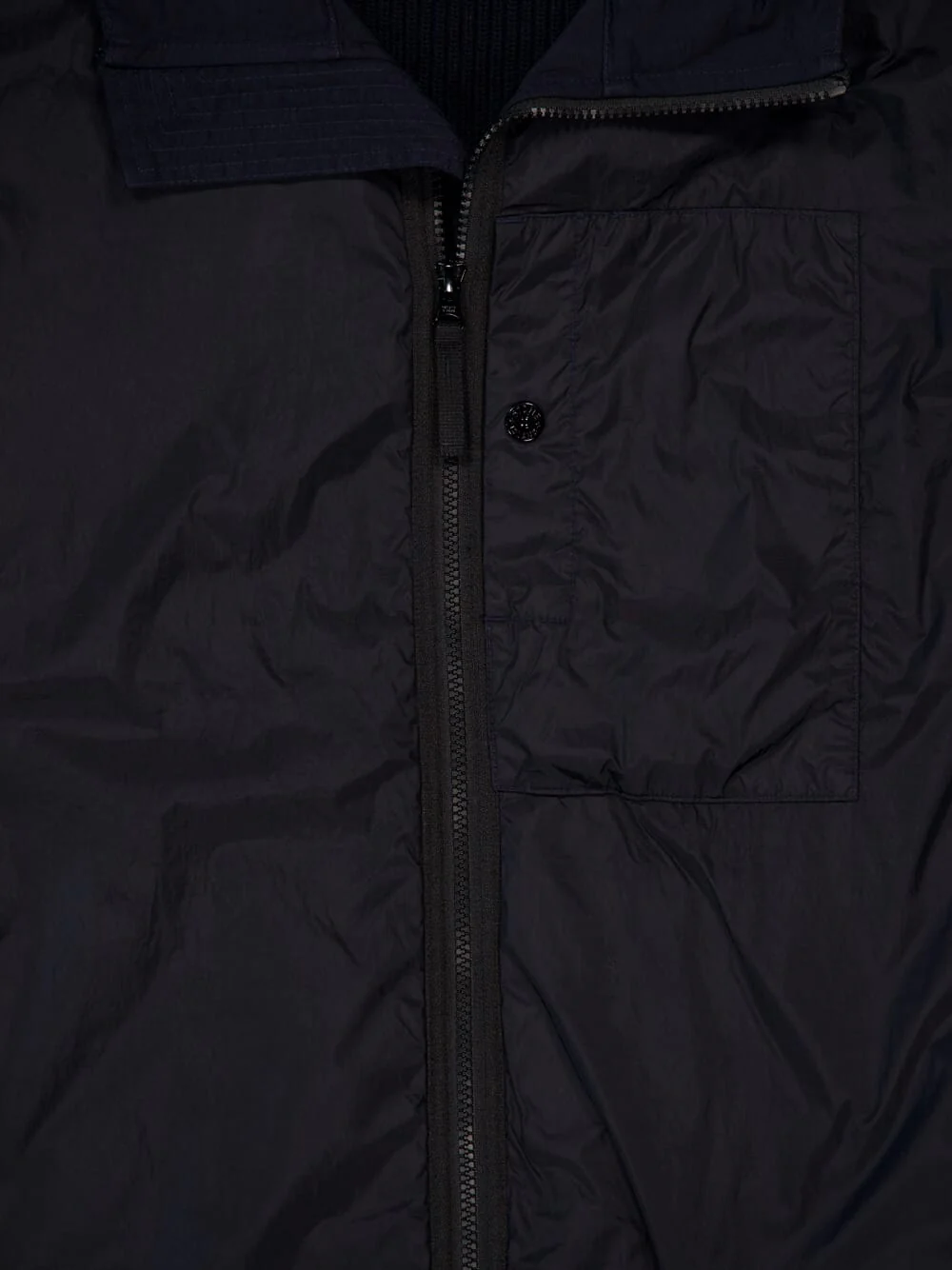 Navy Blue Wind-Resistant Hooded Blouson - Image 3