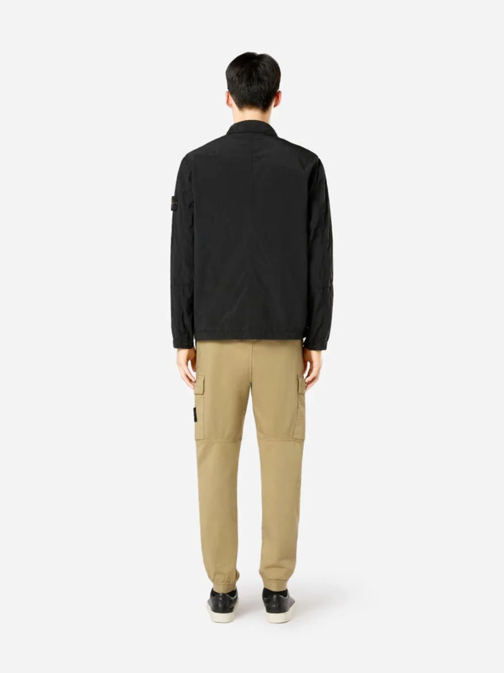 Two-Way Zip Black Overshirt - Image 4