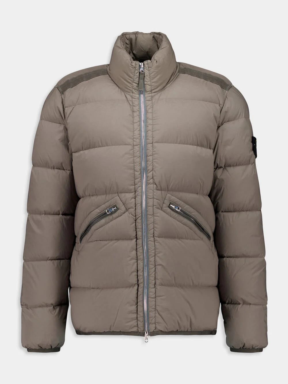 Walnut Brown Down Blouson with Anti-Drop - Image 2