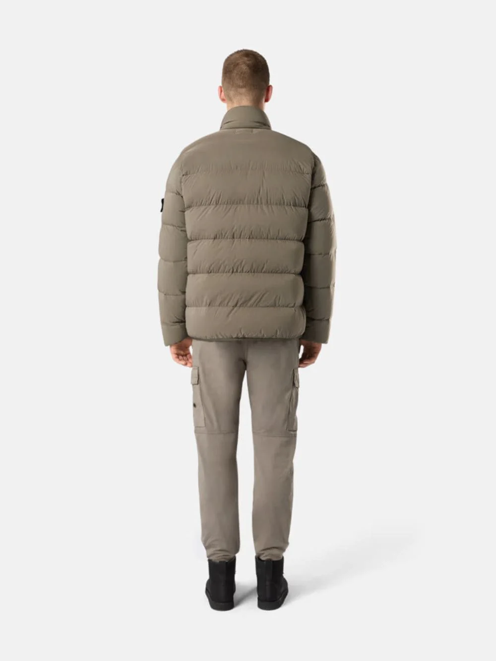 Walnut Brown Down Blouson with Anti-Drop - Image 3