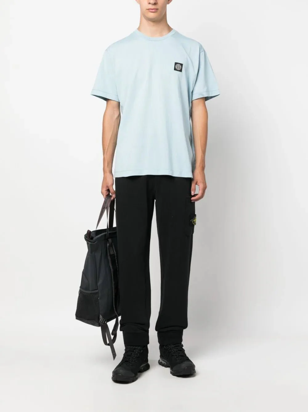 Compass-Patch Cotton T-Shirt - Image 2