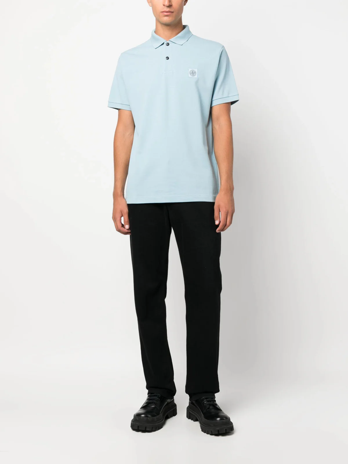 Compass-Patch Polo Shirt - Image 2