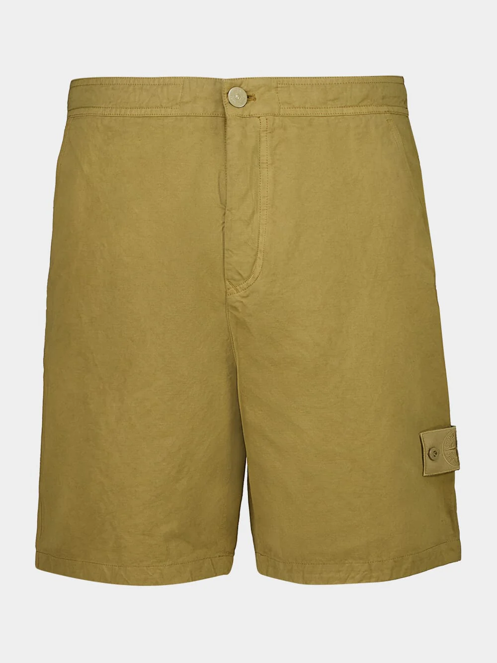 Dark Beige All-Weather Cotton Shorts