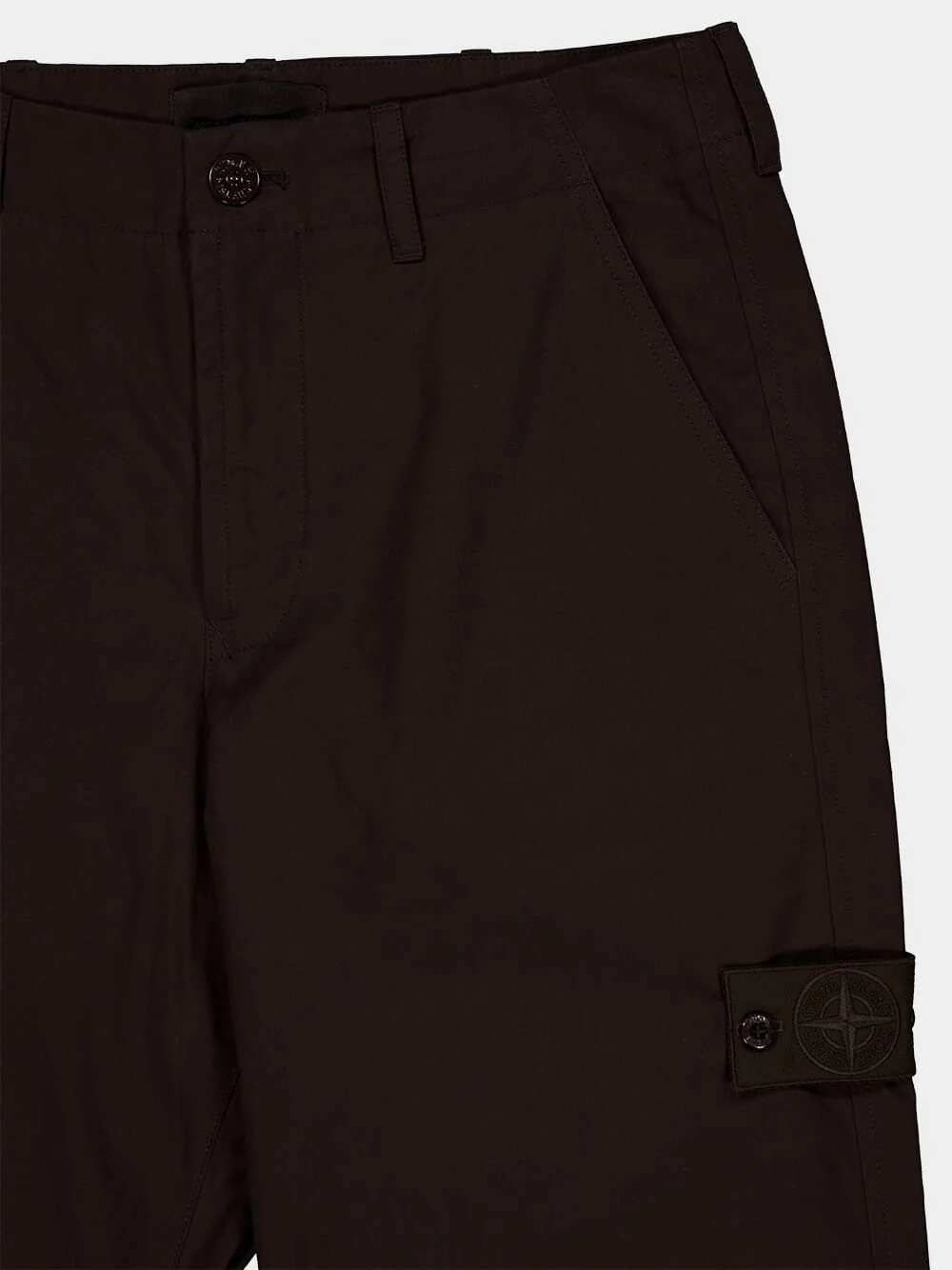 Dark Brown Ghost Weatherproof Canvas Chinos - Image 3