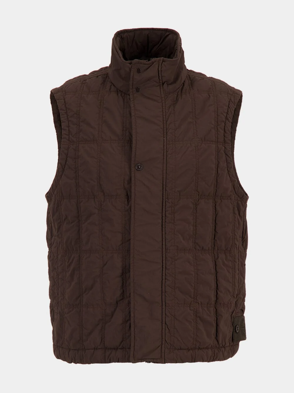 Dark Brown Puffer Vest