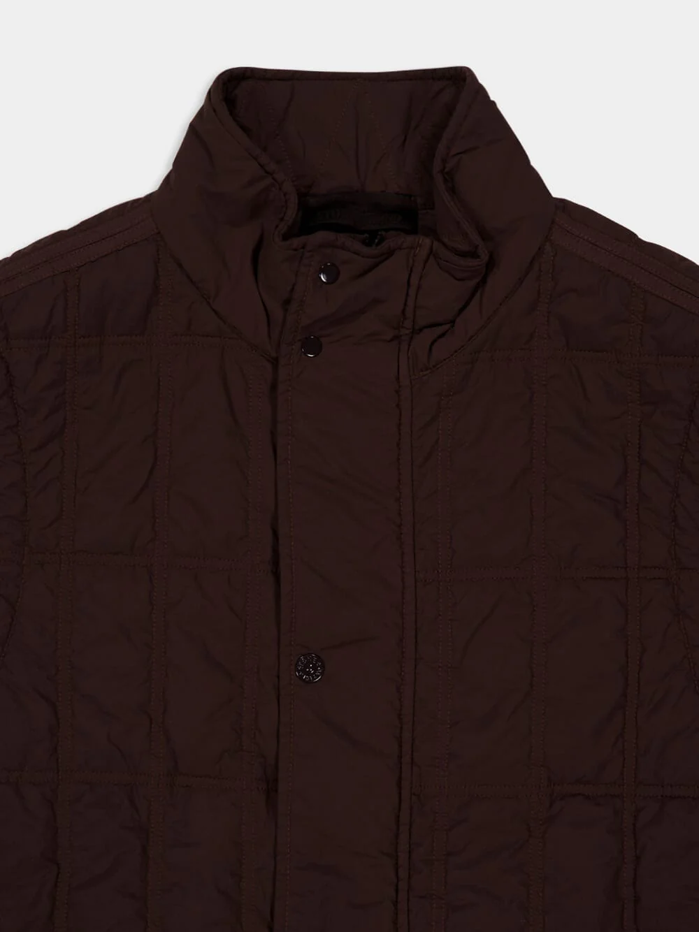 Dark Brown Puffer Vest - Image 3