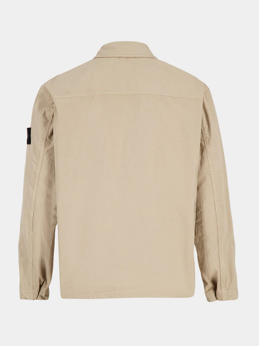 Desert Sand Cotton Ripstop Overshirt - Image 2