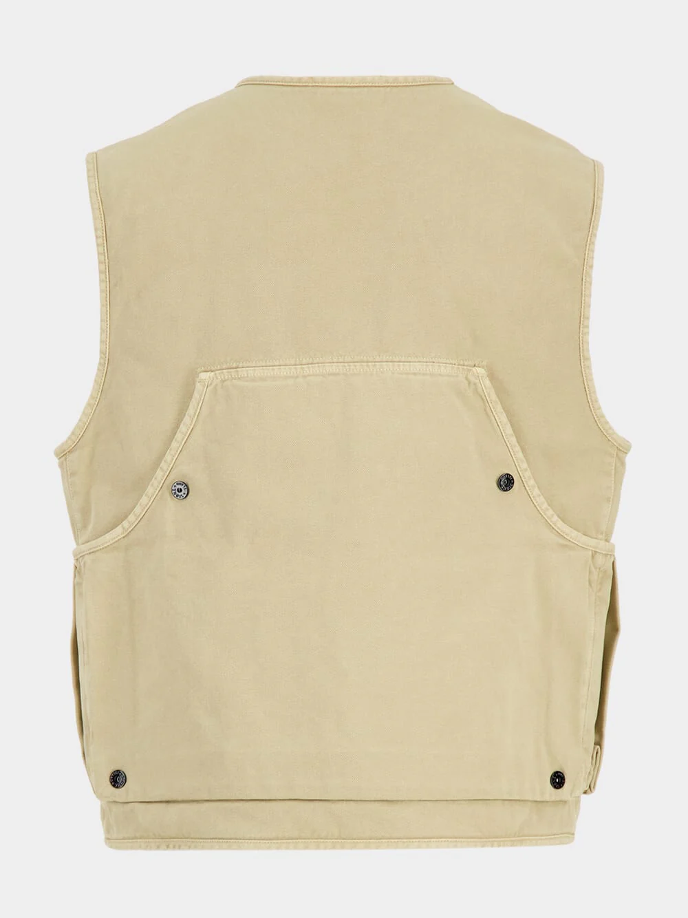 Desert Sand Cotton Utility Vest - Image 2