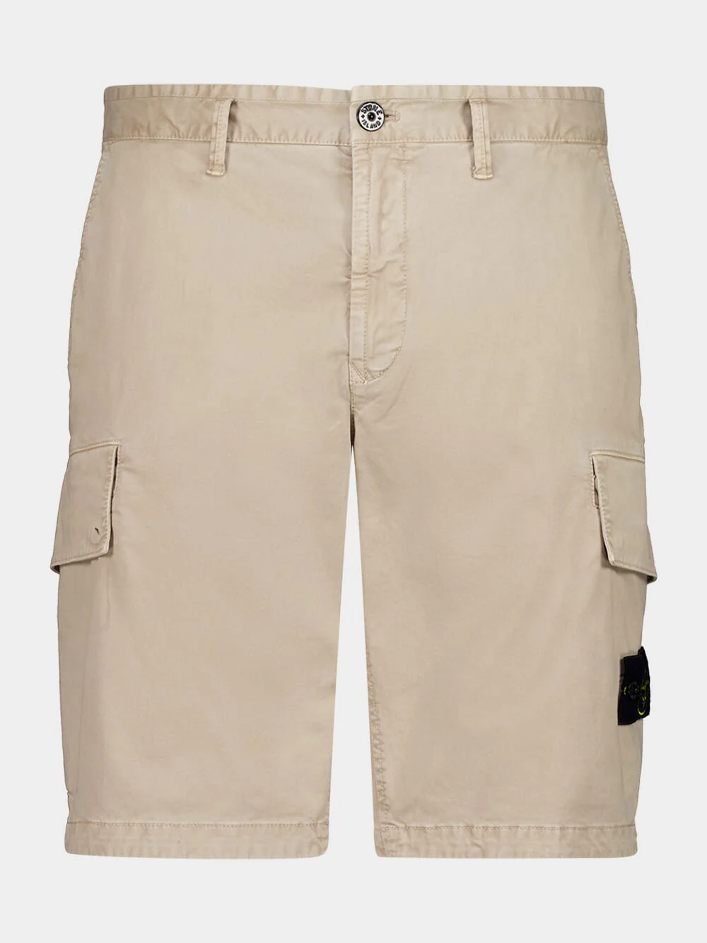 Desert Sand Organic Cotton Stretch Cargo Shorts