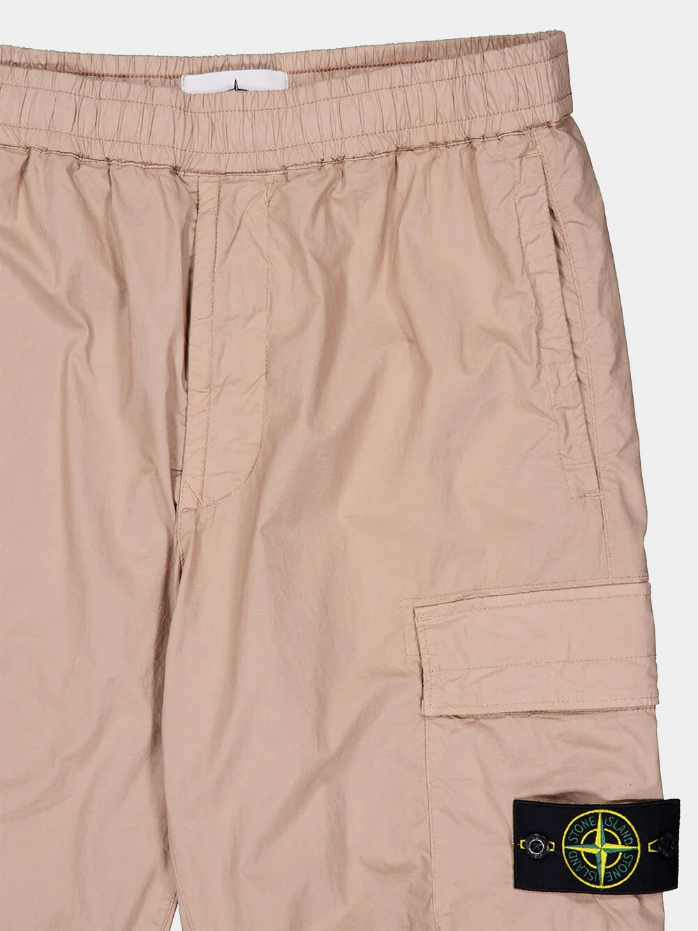 Desert Sand Stretch Cotton Cargo Trousers - Image 3