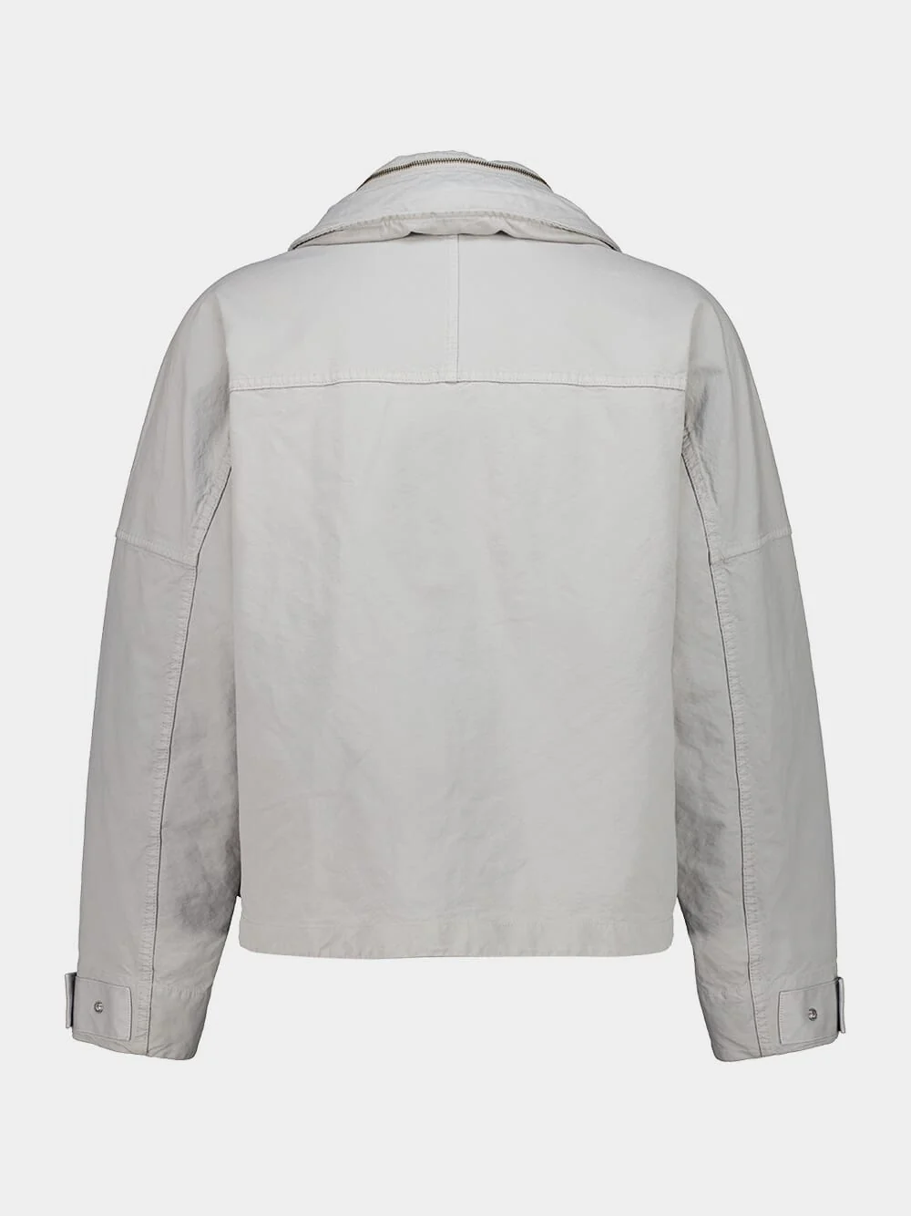 Gravel Gray Marina Cotton Jacket - Image 2