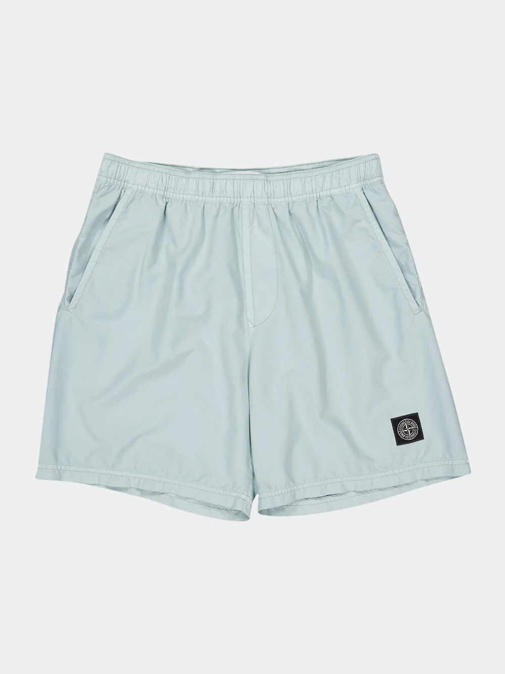 Grey Green Mid-Length Swim Trunks - Image 5