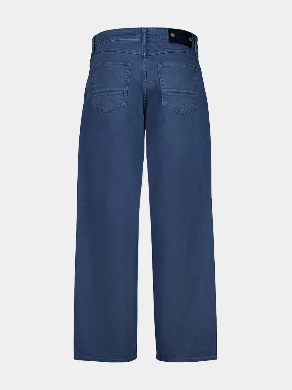 Indigo Blue Cotton Trousers - Image 2