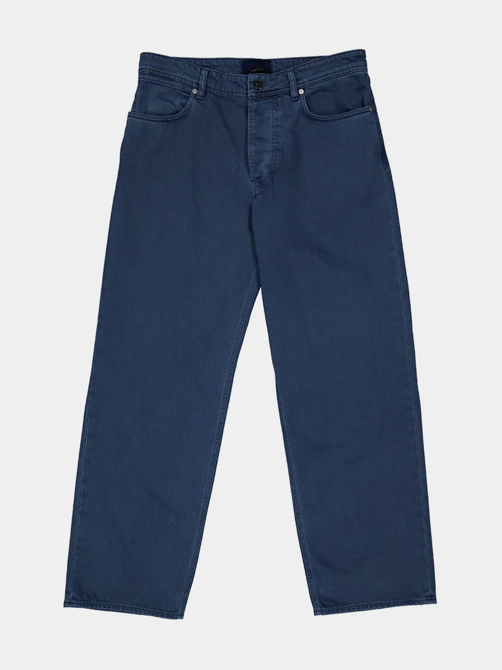 Indigo Blue Cotton Trousers - Image 5