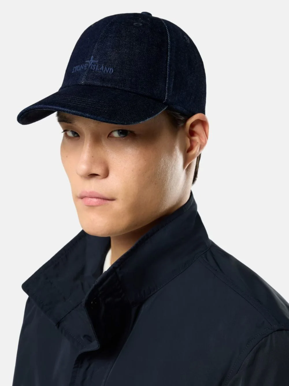 Indigo Denim Logo Baseball Cap - Image 2
