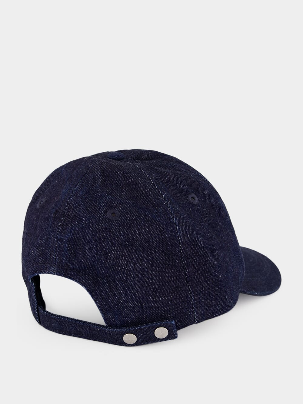 Indigo Denim Logo Baseball Cap - Image 3