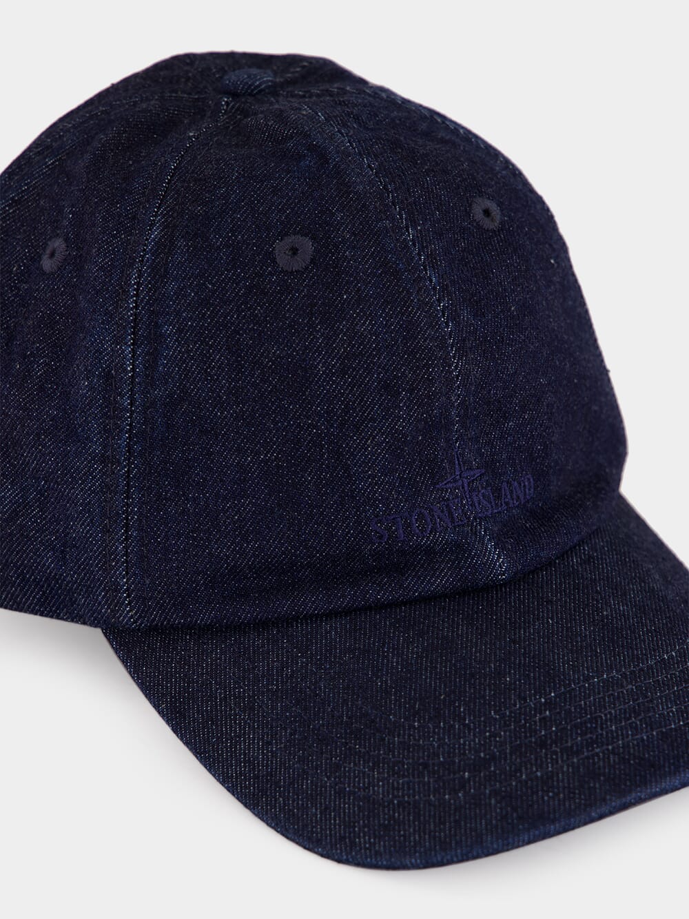 Indigo Denim Logo Baseball Cap - Image 4