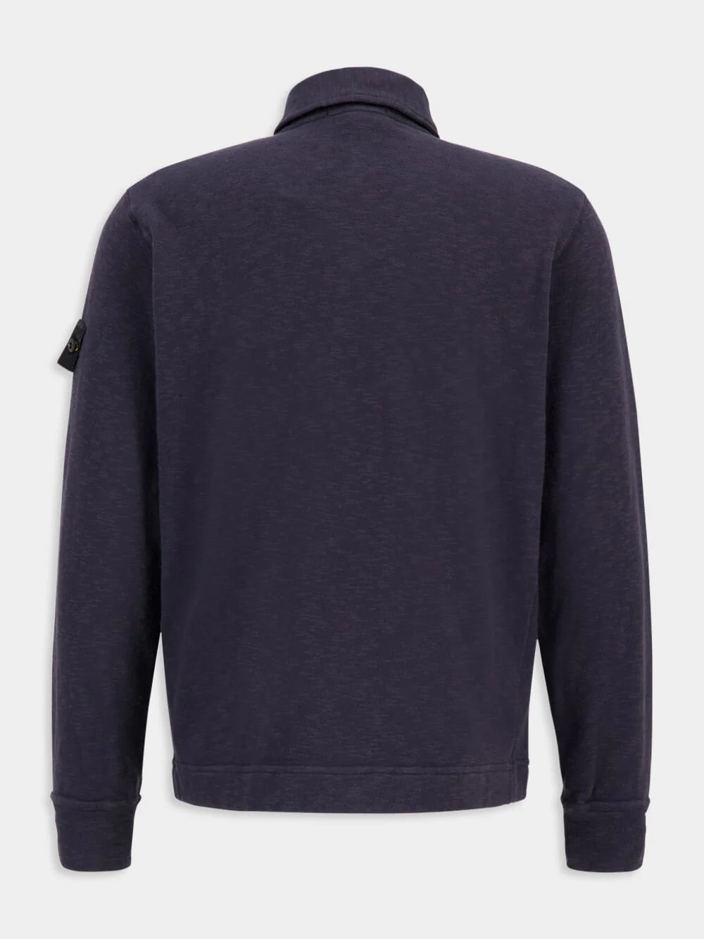 Ink Blue Long-Sleeve Polo Sweatshirt - Image 3