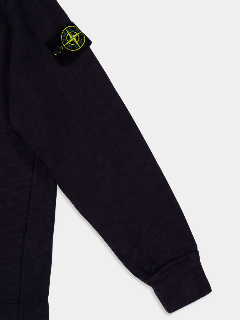 Ink Blue Long-Sleeve Polo Sweatshirt - Image 6
