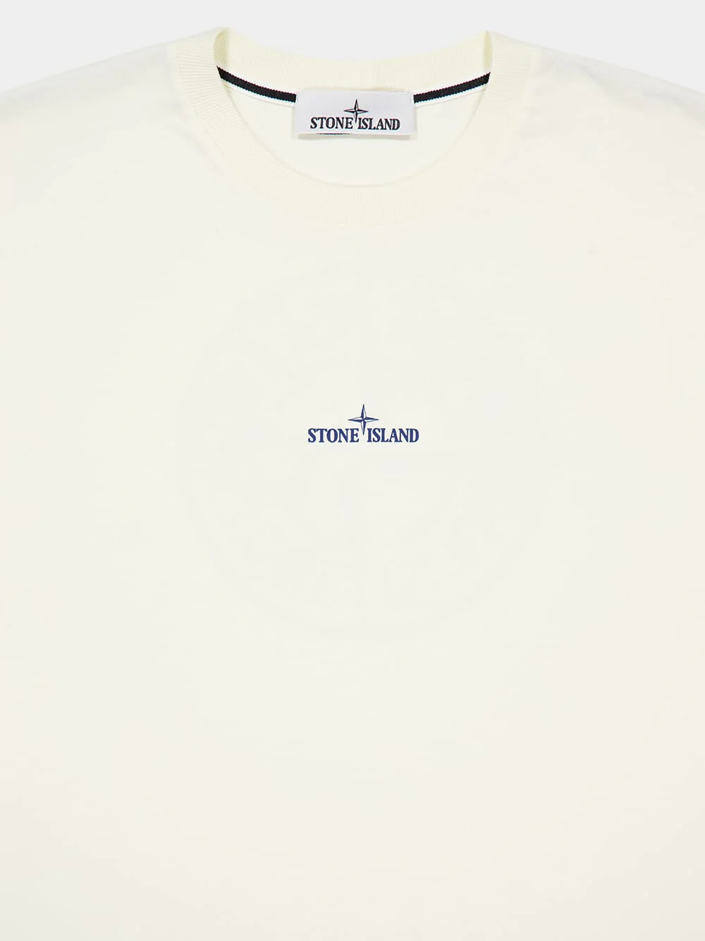 Ivory Compass Camo Print T-Shirt - Image 3