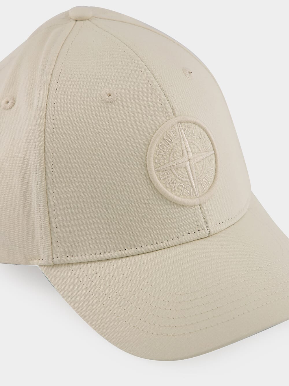 Ivory Cotton Baseball Cap - Image 3