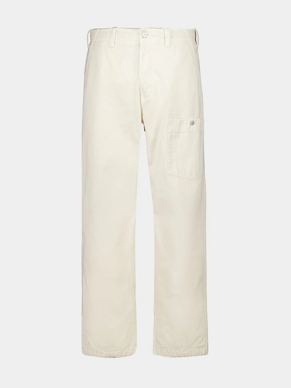 Ivory Marina Cotton Trousers