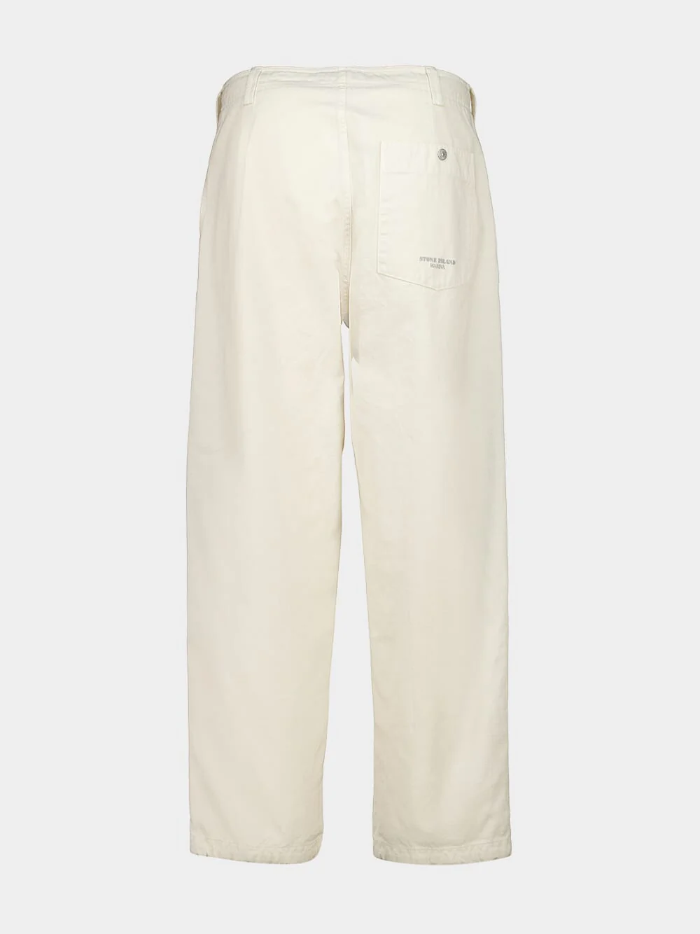 Ivory Marina Cotton Trousers - Image 2