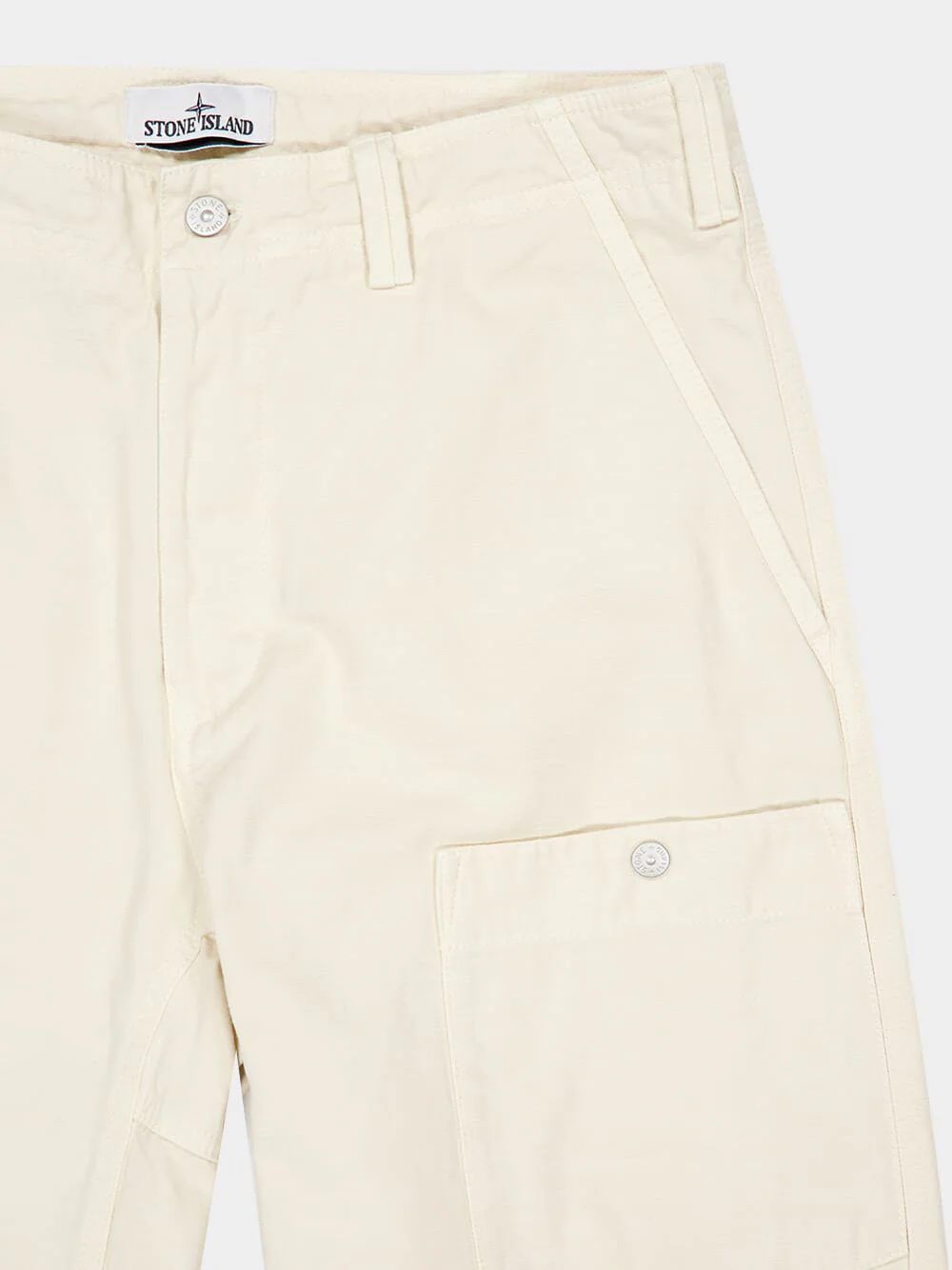 Ivory Marina Cotton Trousers - Image 3