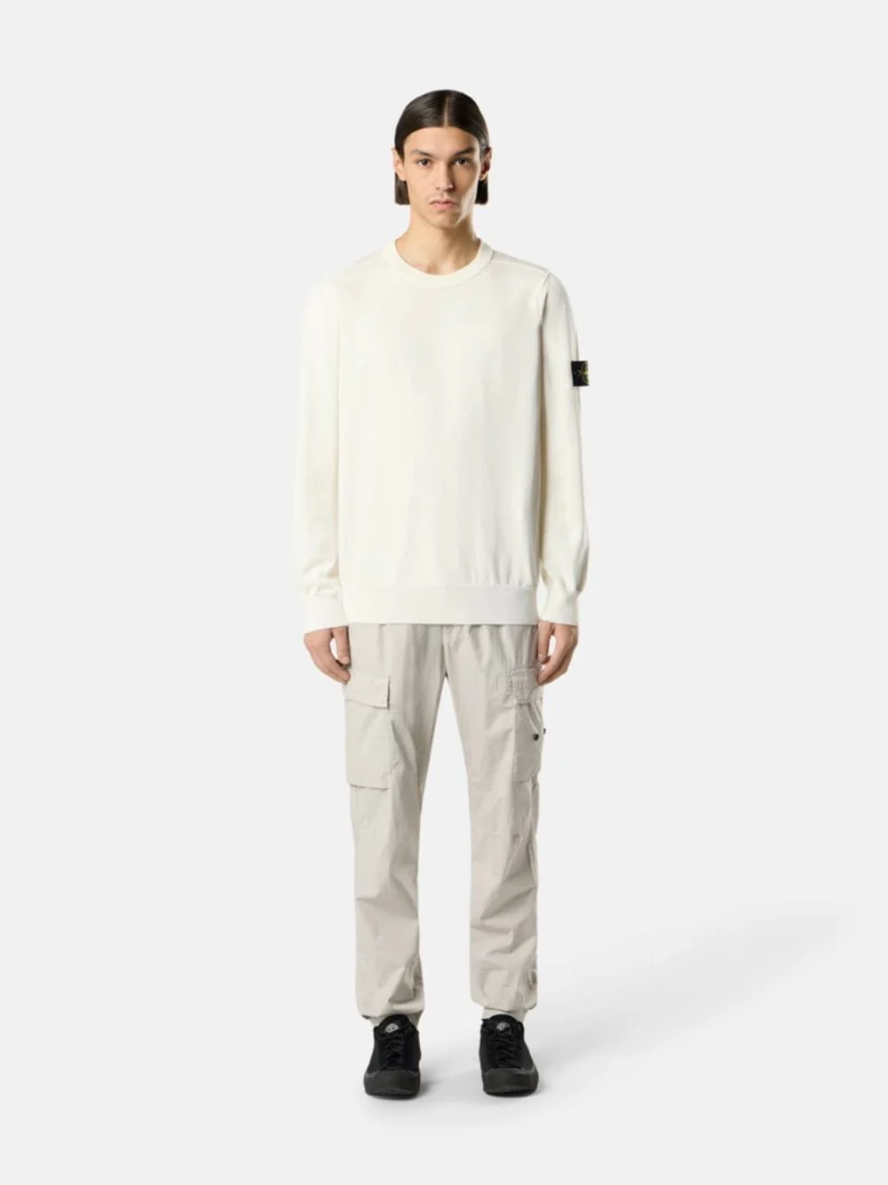 Ivory Organic Cotton Crewneck Jumper - Image 2