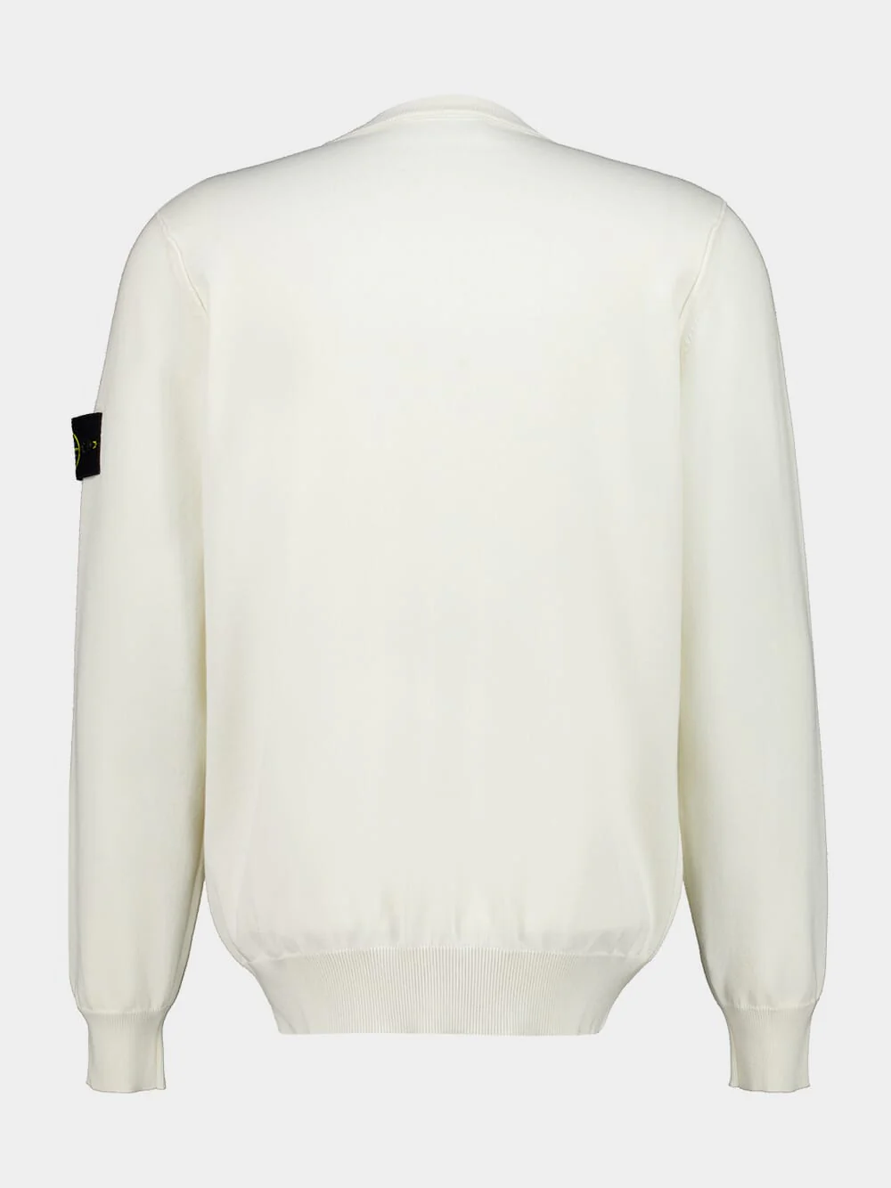 Ivory Organic Cotton Crewneck Jumper - Image 3