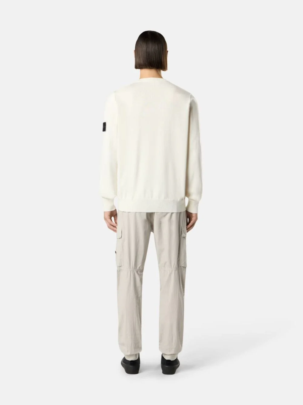 Ivory Organic Cotton Crewneck Jumper - Image 4