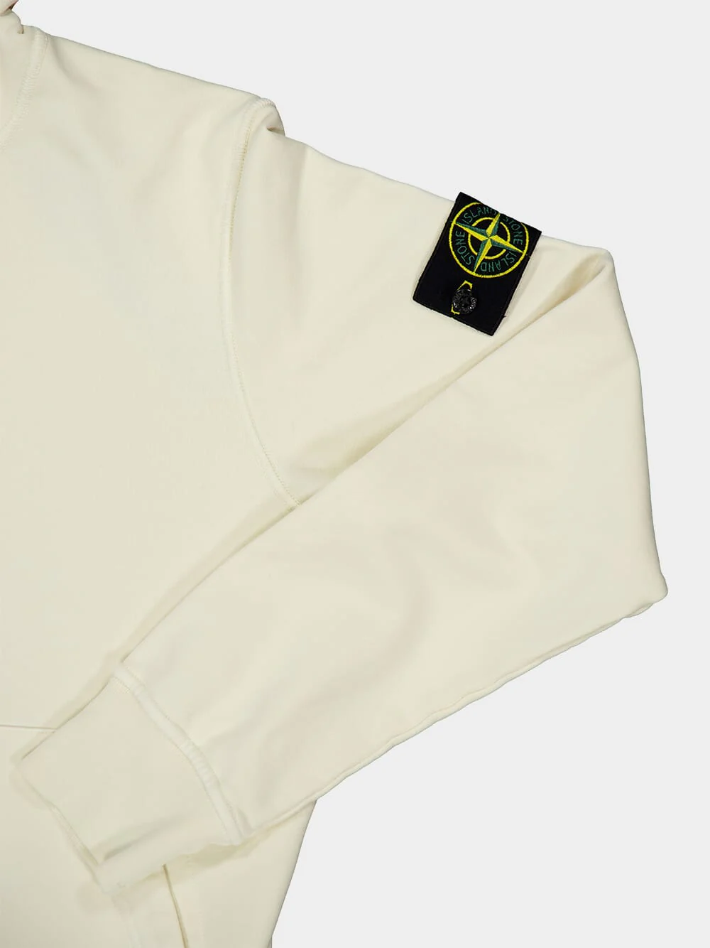Ivory Organic Cotton Fleece Sweatshirt - Image 4