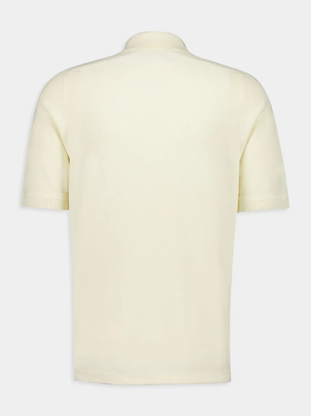 Ivory Organic Cotton Polo Shirt - Image 3