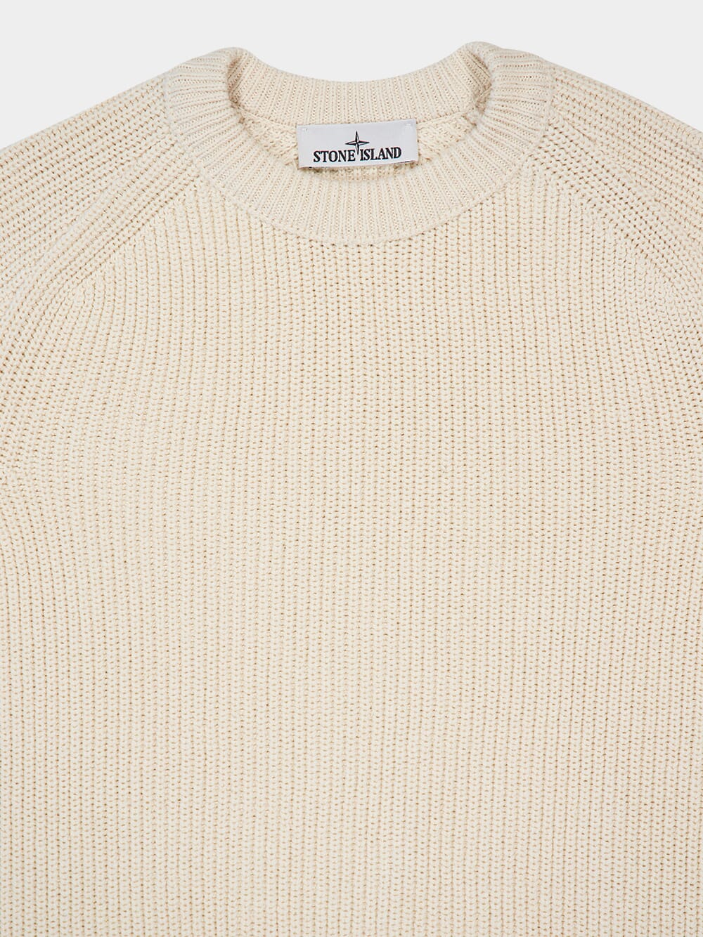 Ivory Recycled Cotton Fisherman Jumper - Image 3