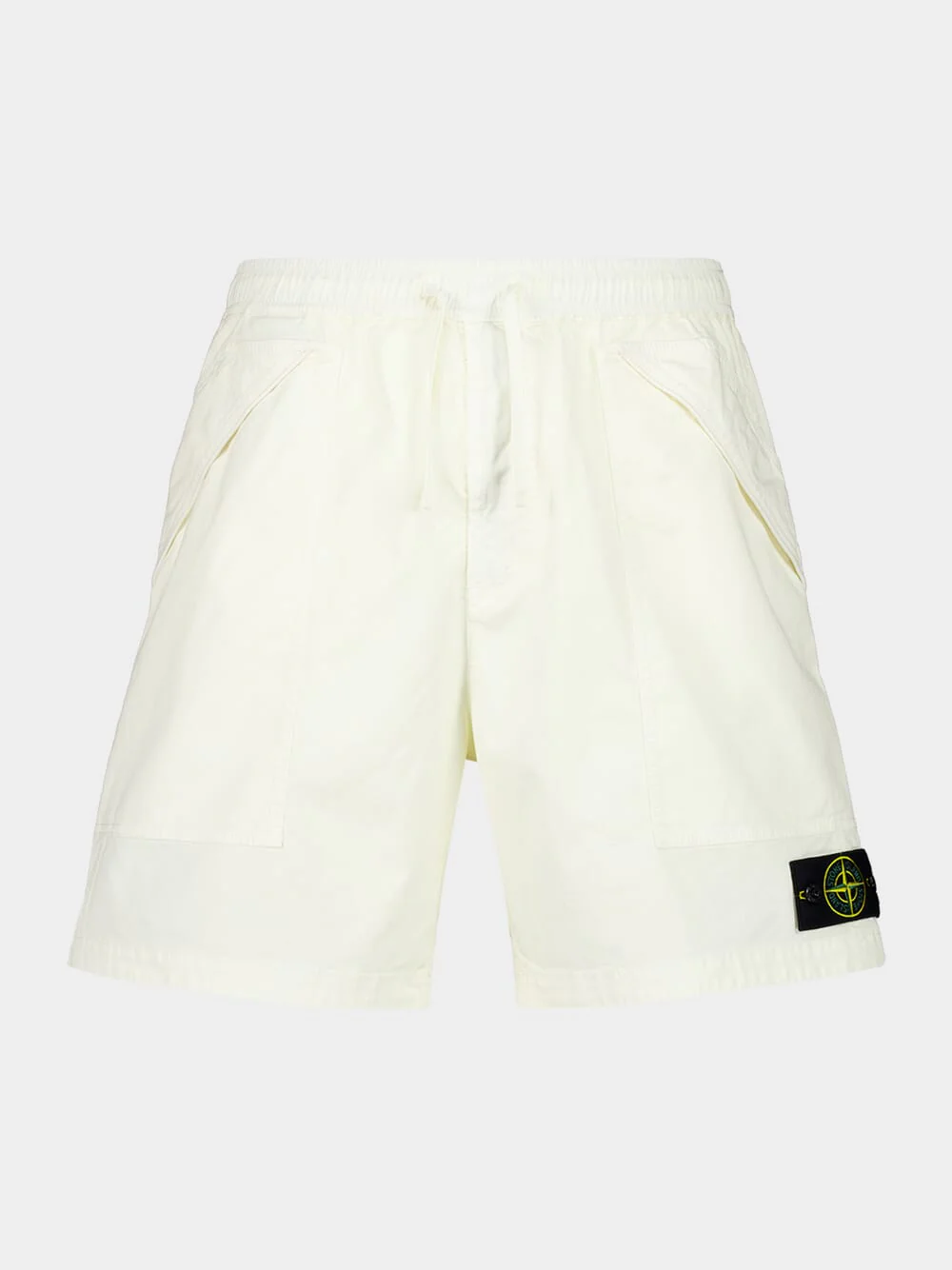 Ivory Regular-Fit Cotton Bermuda Shorts