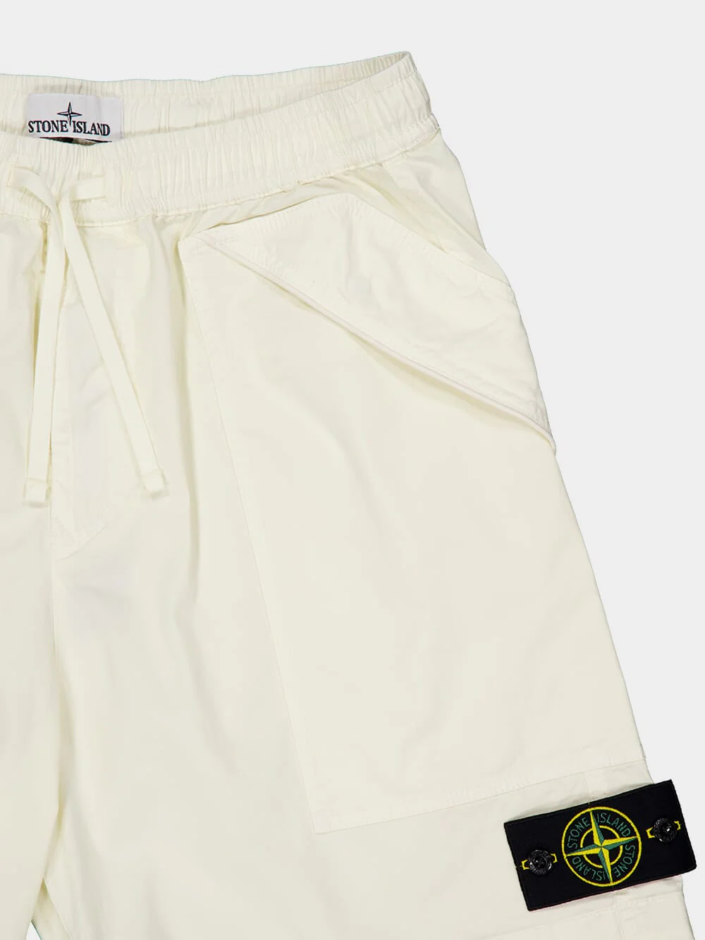 Ivory Regular-Fit Cotton Bermuda Shorts - Image 3