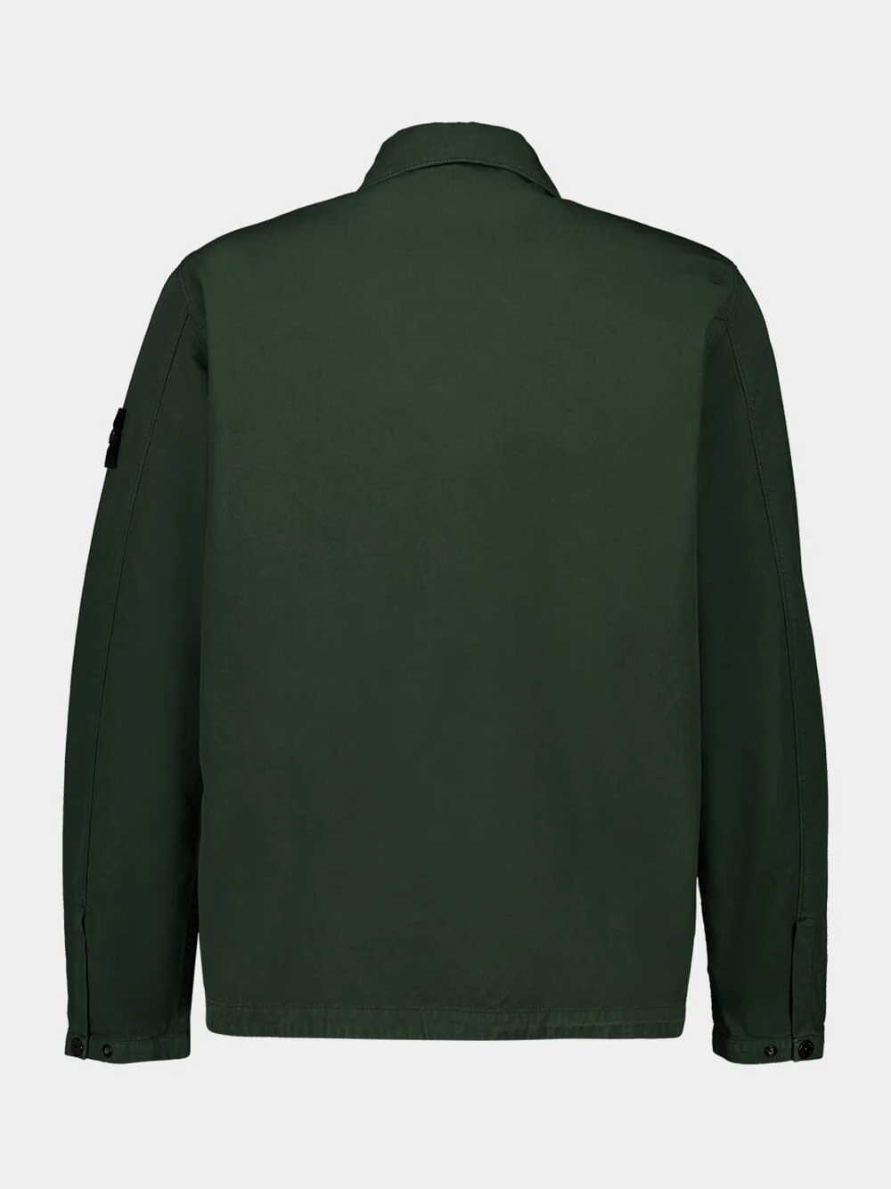 Juniper Green Canvas Cotton Overshirt - Image 2