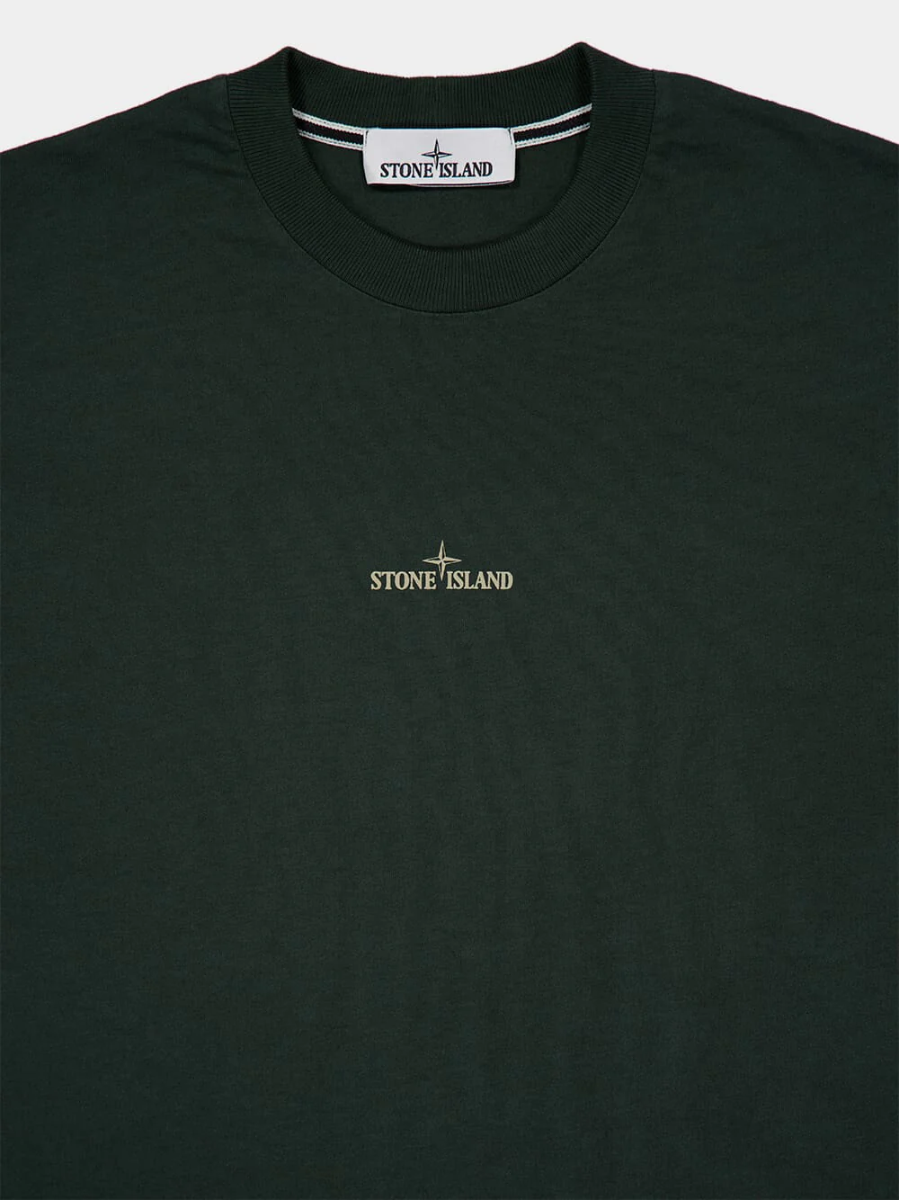 Juniper Green Industrial Logo Cotton T-Shirt - Image 3