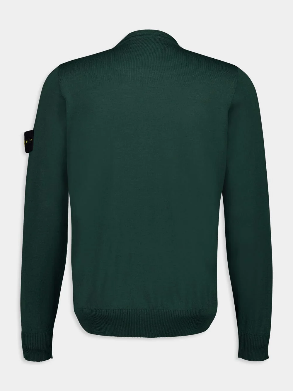Juniper Green RWS Wool Crewneck Jumper - Image 2