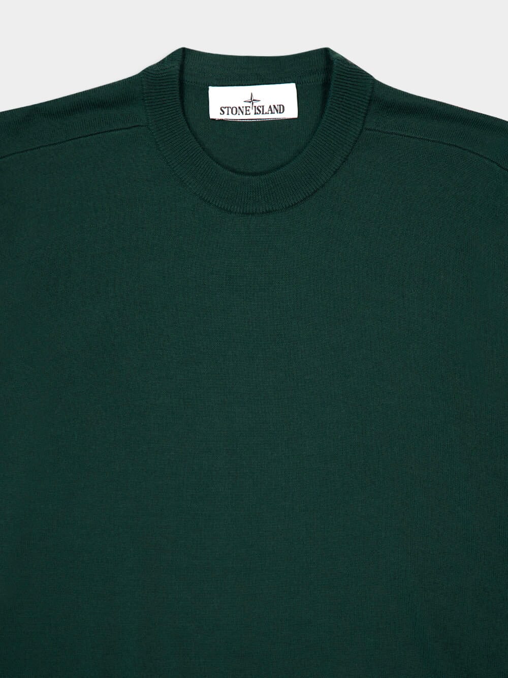 Juniper Green RWS Wool Crewneck Jumper - Image 3