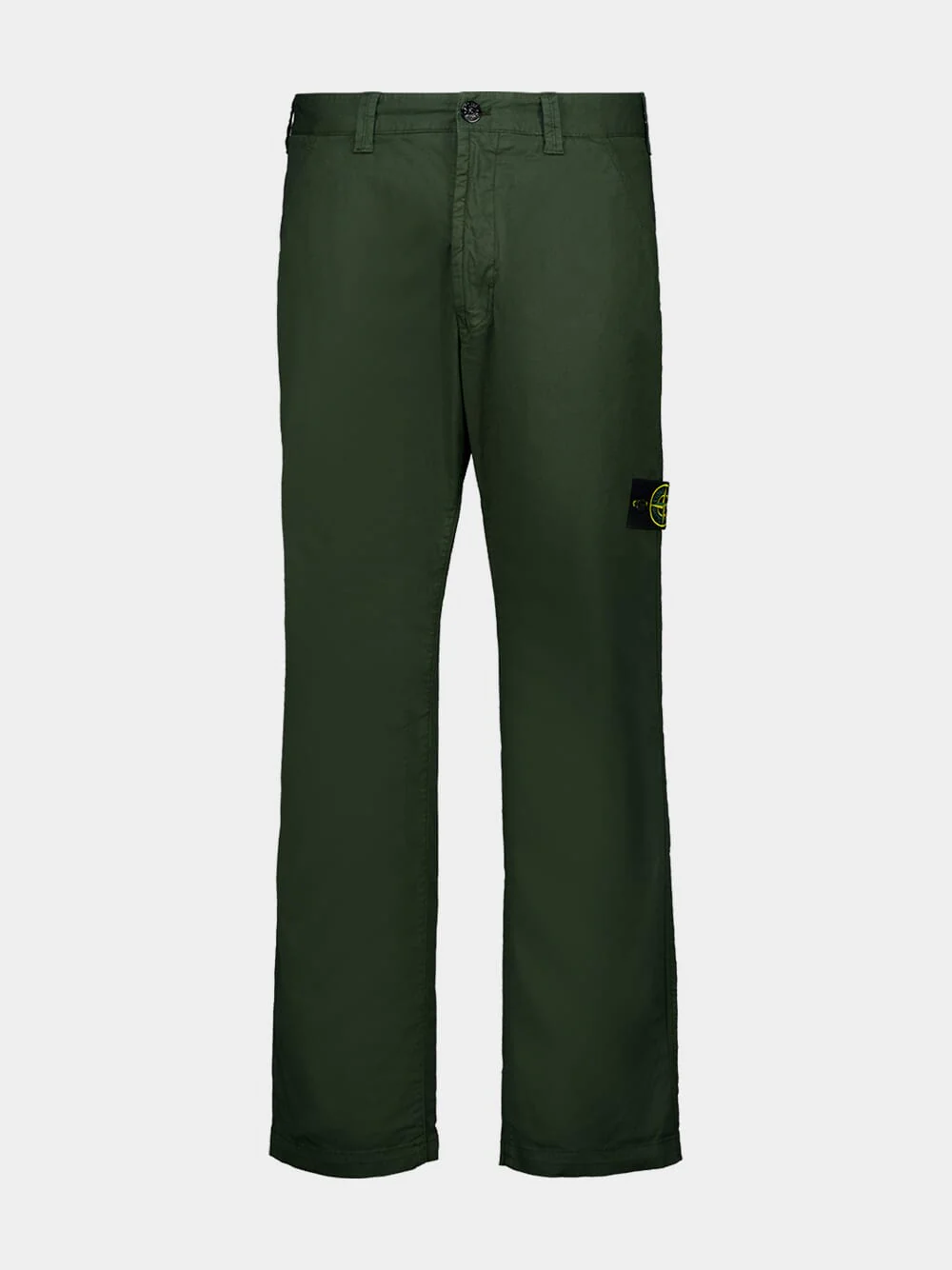 Juniper Green Stretch Cotton Chinos