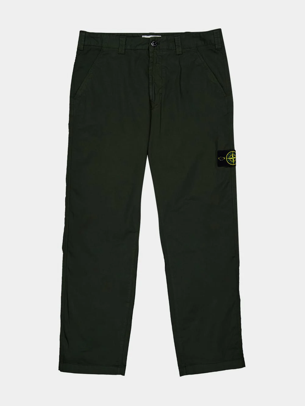 Juniper Green Stretch Cotton Chinos - Image 7