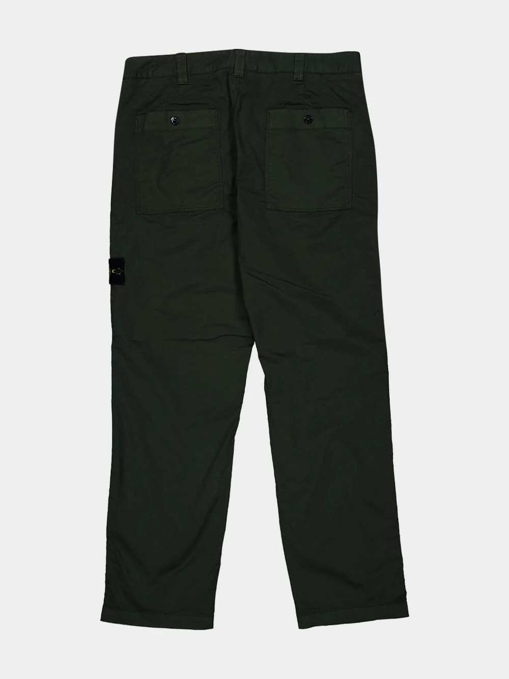 Juniper Green Stretch Cotton Chinos - Image 8